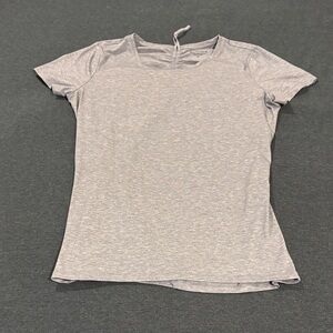 Athleta Heather Gray Short Sleeve Top